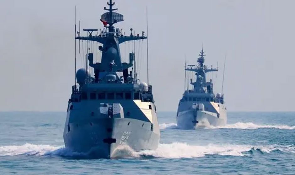 fleet of warships